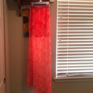 High/Low Maxi Skirt